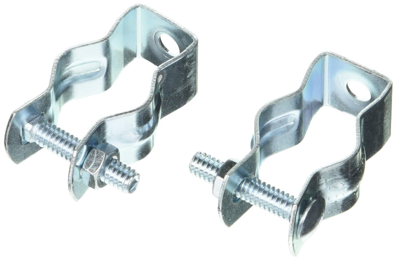 .5-in. Conduit Pipe Hanger 2-Pack CH12-2PK, Metal Pipe Clamp for Secure Fitting, Conduit Hanger with Bolt, Electrical Conduit Fitting for Commercial Application and Home Improvement 1/2"