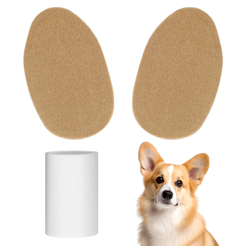 SUPVOX 1 Pair of Dog Ear Support Tools: Stand up Posting Kit with Dog Ear Tape and Stickers - Adjustable Ear Posting Aid for Dog Hearing Protection, Maintaining Upright Ears - PawsPlanet Australia