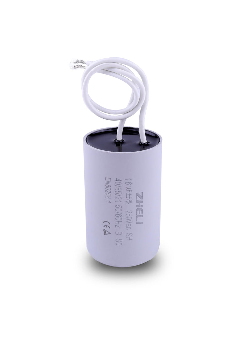 CBB60 16uF Motor Start Run Capacitor MFD 250VAC 50/60hz Cylindrical(16uF)