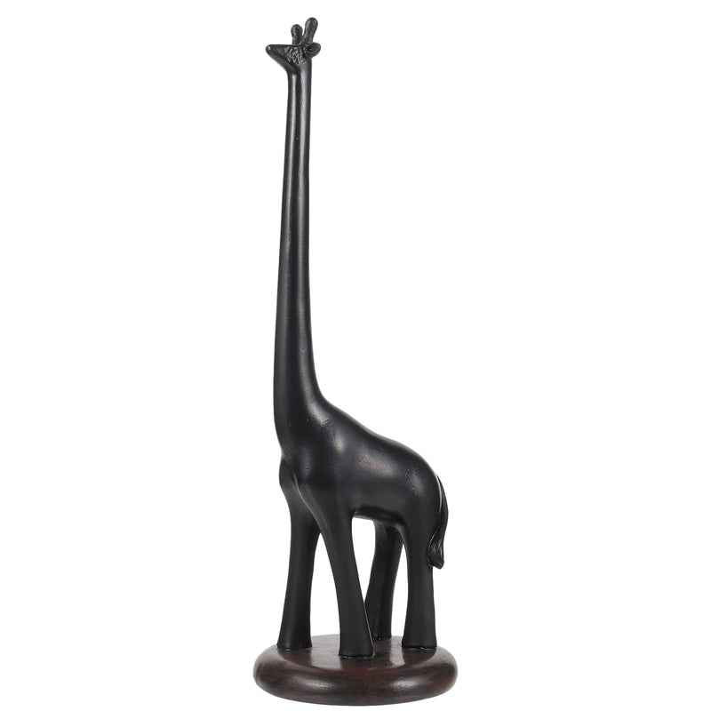 Amosfun Giraffe Paper Towel Holder 10.43 Inch Standing Toilet Paper Holder Storage Stand Resin Kitchen Roll for Bathroom Kitchen Countertop Bedroom Living Room