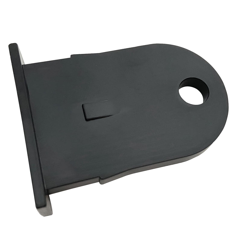 Outdoor Resin Shed Hasp Latch, Plastic Hasp Latch,Newly Upgraded Black Solid Core Plastic Fits for Rubbermaid