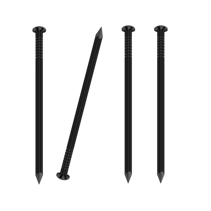 400 PCS Round Head Nails, 1 Inches Hardware Nail, Nails for Hanging Pictures, Wood Nails, Black Nails, Household Nails 1 in