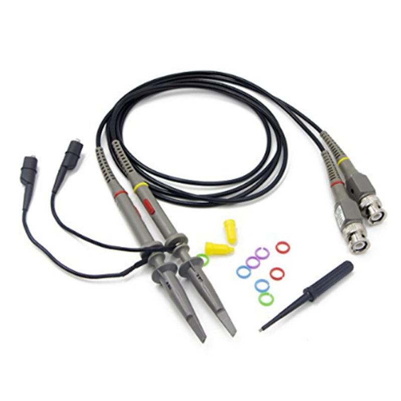 RioRand 2-Pack PP150 100 MHz Oscilloscope Clip Probes with Accessory Kit (2PCS) (B) B