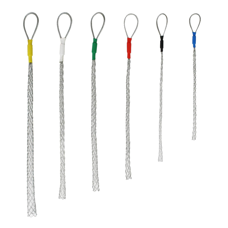 6pcs as a set cable Puller Socks Cable Pulling Sock Grip Wire Eye Mesh Wire Grip Cable Puller Wire Mesh Cable Grip 4-25MM 6pcs Cable Pulling Socks