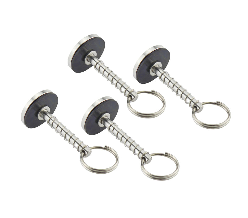 316 Stainless Steel Marine Hatch Cover Handle pins, Spring pins, Hatch Cover pins, bin Door Pull Rings (4, Φ1/3in(7.8mm)) Φ1/3in(7.8mm) 4