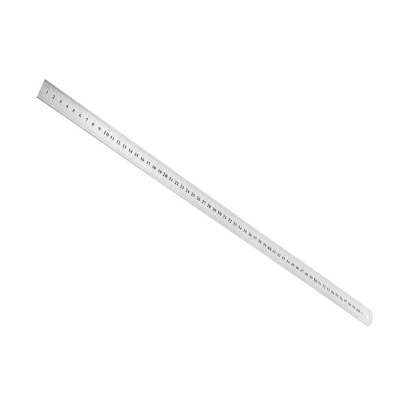 Metal Straight Edge Ruler - [ 60cm 24 Inch Metric ] Stainless Steel Centimeters Rulers for Precision Measuring Use, with Hang-up Hole
