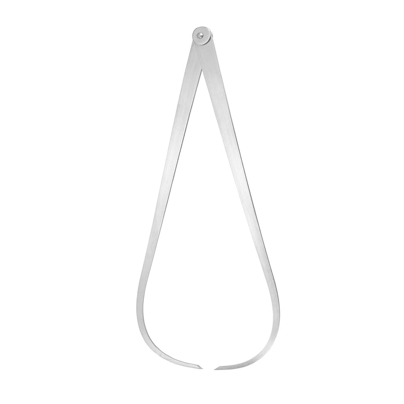 Outside Calipers - [12 Inch] Friction Joint Stainless Steel Measurement Tool for Size Measuring Use, Silver Tone 12 Inch