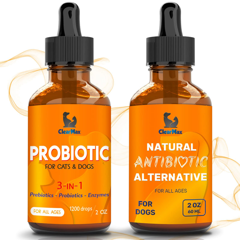 Natural Supplements for Dogs and Cats – Probiotics for Dogs – Probiotics for Cats – Bundle - PawsPlanet Australia