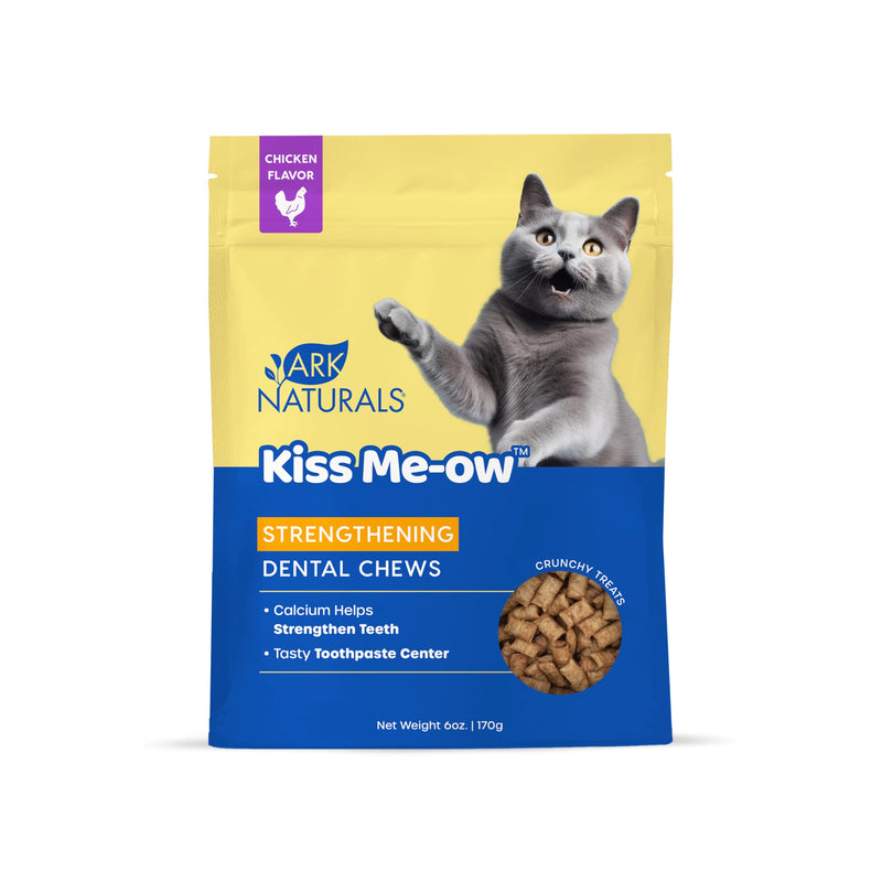 Ark Naturals, Kiss Me-Ow Strengthening Chicken Dental Chews, 6 oz 6 Ounce (Pack of 1) - PawsPlanet Australia