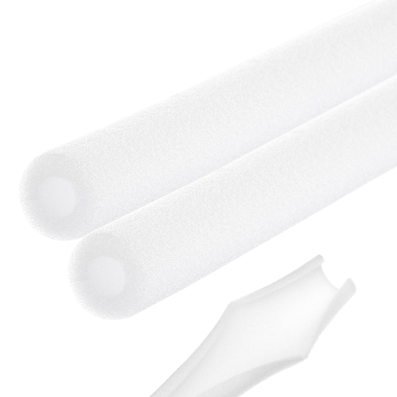 2pcs Pipe Insulation Foam Tube 3/8" ID x 3/4" OD 3ft Heat Preservation Foam Pipes [for Copper Water Pipe Freeze Protection] - 10mmx20mm/White 2 3/8"x 3/4" x 3ft