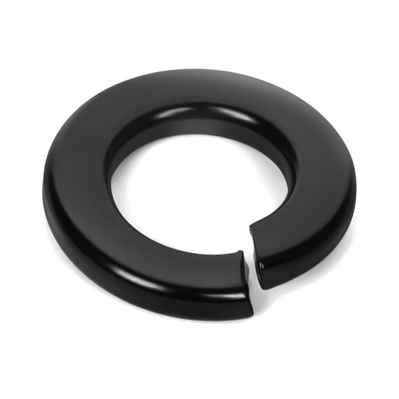 M3 Split Lock Washer, 304 Stainless Steel 18-8 Spring Lock Washers for Bolts and Nuts, Black Finish, 100 PCS M3