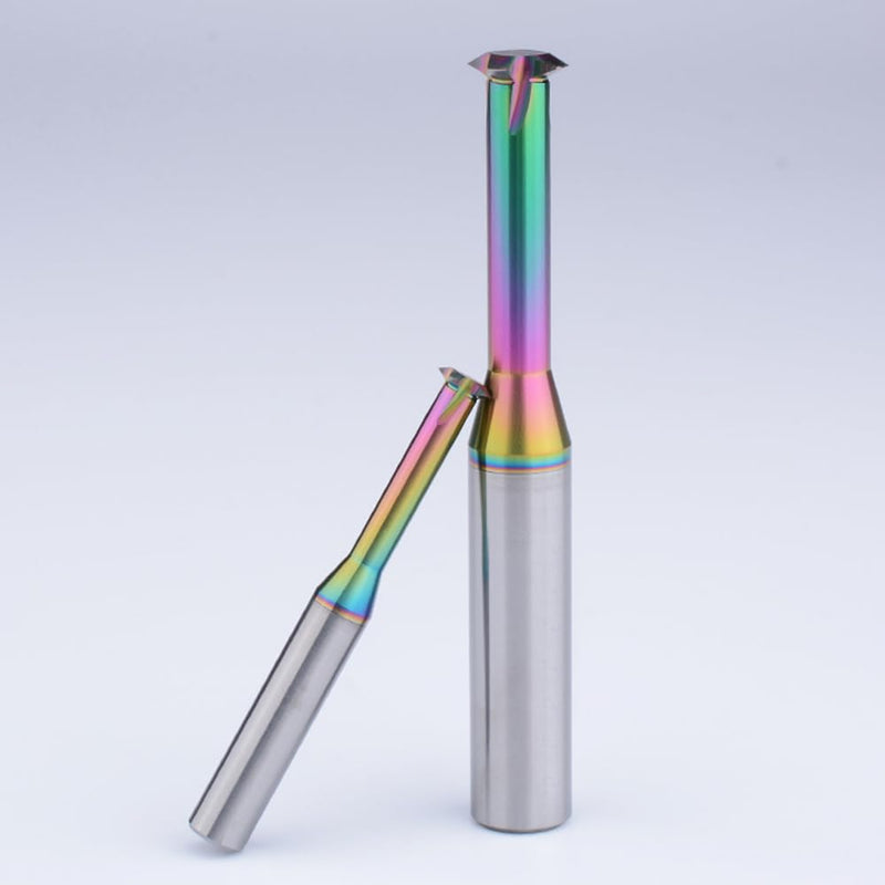 Metric Carbide Thread Milling Cutters Threading End Mills for Aluminum Thread Angle 60 Degrees CNC for Metal Working Replace Taps-(5pcs D3.15×Picth0.5-0.8) NFC-D3.15×P0.5-0.8