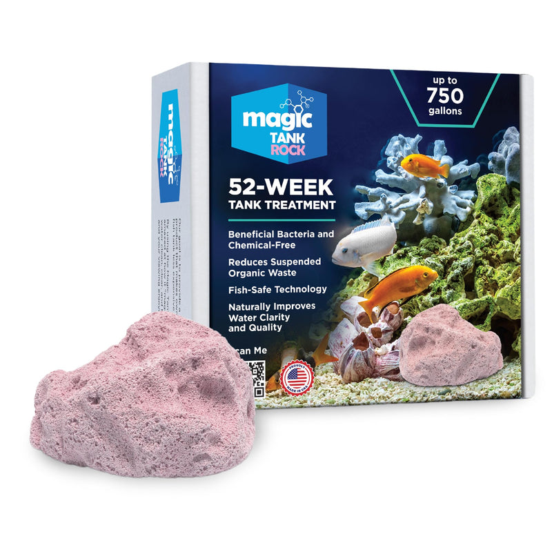 Fish Tank Rocks for Enhancing Water Clarity with Your Regular Cleaning Routine, Fish Friendly Aquarium Rocks, All Natural Aquarium Decor, Small, Up to 750 Gallons