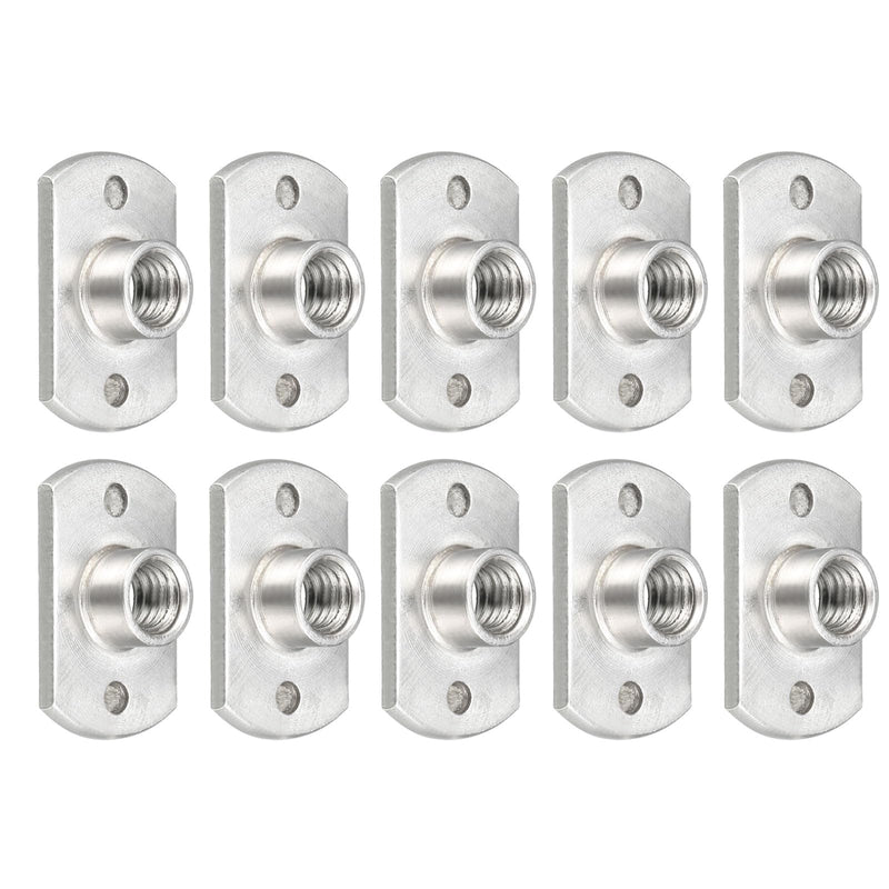 METALLIXITY Spot Weld Nuts (M6) 25Pcs, Carbon Steel Double Tab Fastener Nut - for Building Industrial 25