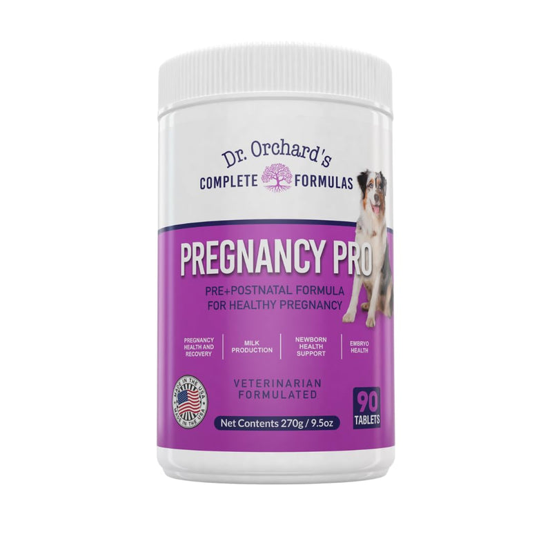 Dr Orchards Pregnancy Pro Dog Prenatal Vitamins - Premium Dog Supplement for Pregnancy, Prenatal + Postnatal, Lactation and Newborn Health Support, 90 Ct - PawsPlanet Australia