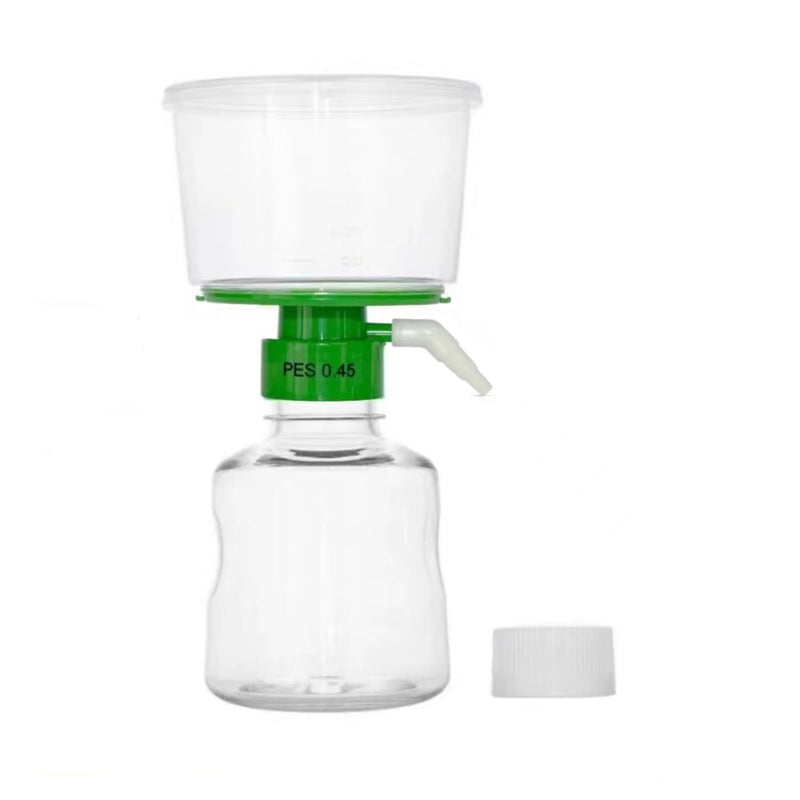 500ML Sterile Vacuum Filter Units with 0.45um PES Membrane, Individually Wrapped 500ML PES（0.45um)
