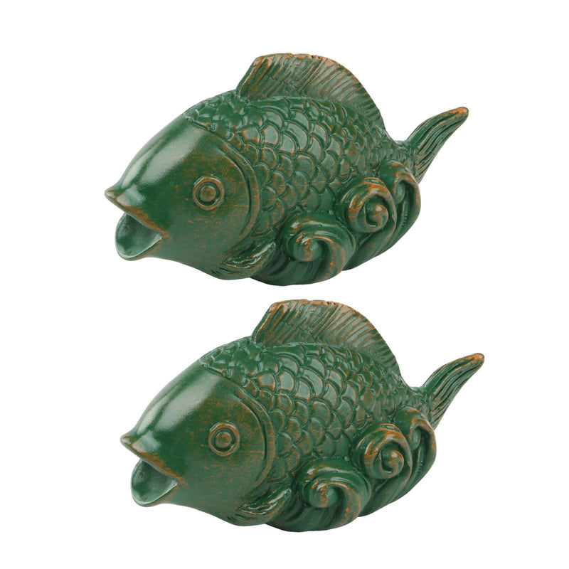 2Pcs Toilet Bolt Caps, Toilet Bolt Covers Decorative, Toilet Bolt Caps Decorative, Resin Toilet Bolt Cover, Fun Toilet Screw Cover Caps, Toilet Bowl Bolt Covers for Bathroom Décor (Fish) Fish
