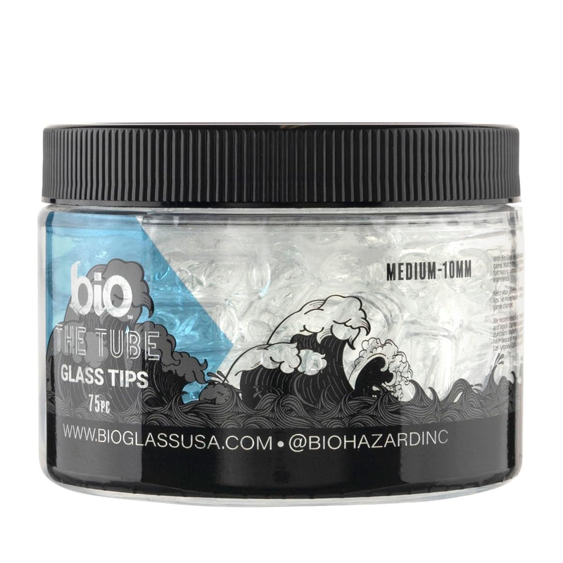 BIO Glass 'The Tube' 2 Poke Glass Tips, 10mm - 75 Count 10mm - 75 Tips