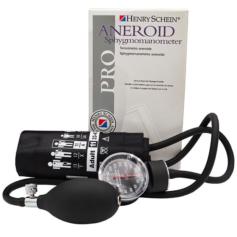 Prosphyg Aneroid Sphygmomanometer 2-Tube- Adult Size 11, Black 23-40cm, Reusable, Dial Display, 760 Series- 1 Each Adult (Size 11)