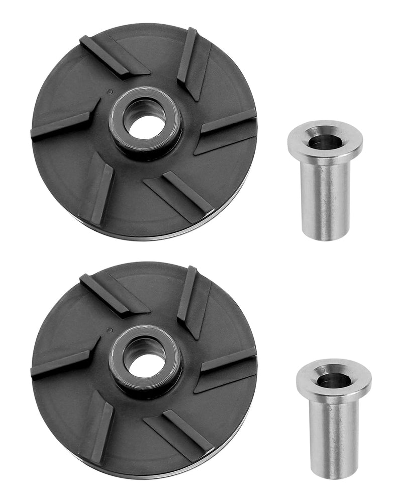 3587 Magnetic Impeller and 3220 Bearing Sleeve Mcx Standard Fit for Grindmaster Crathco D15 D155 D25 D255 D35 D355 HD WD Beverage Dispensers, Impeller for Stirring or Spraying Juice, 2PACK 2