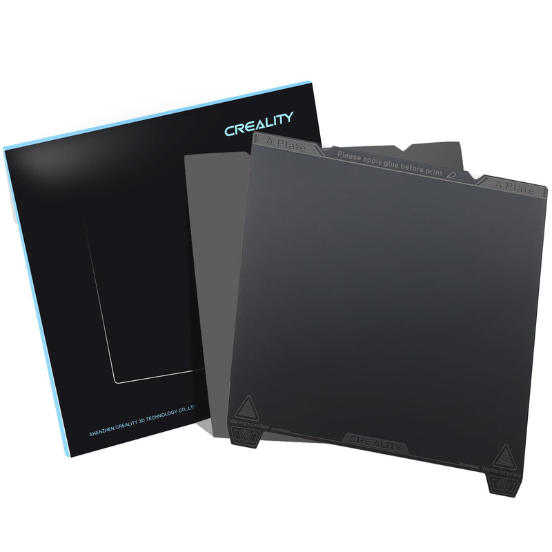 Creality K1C Smooth Build Plate PEI Sheet,235x235mm Flexible Spring Steel Plate Print Platform for Ender 3 S1/ Pro,Ender 3 Neo,Ender 3 V2 Neo,Ender 5 S1,Ender 3 V3 SE,Ender KE K1C,K1 Smooth+Soft plate
