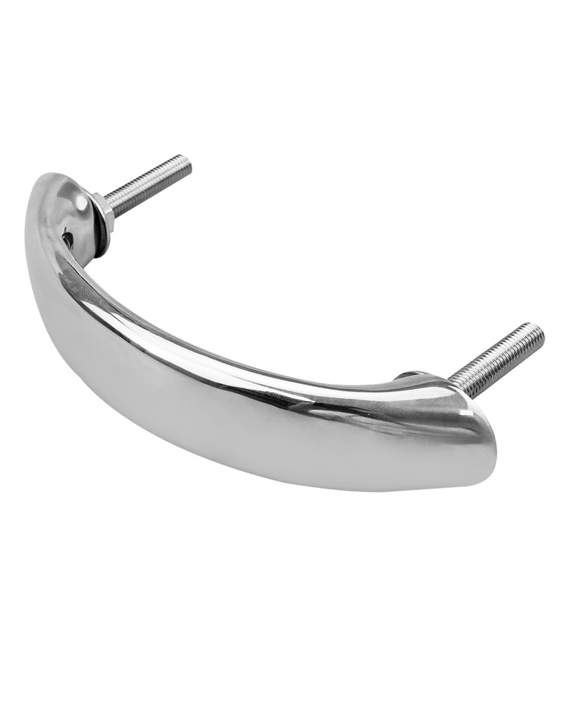 6.5" (165mm) Boat Grab Handle Stainless Steel 316 Hardware | Heavy Duty Grab Bar Handrail with Screws, Marine Door Grab Bar Pull for Ship Kayak Yacht