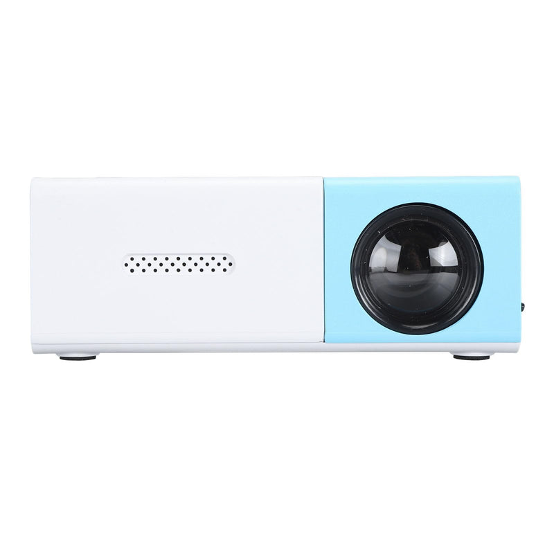 Mini Projector, 1080P Full HD Portable Movie Projector with Multiple Ports, Defend Visual Weak Light Strength, Compact Design, for Bedroom Traveling (US Plug) US Plug