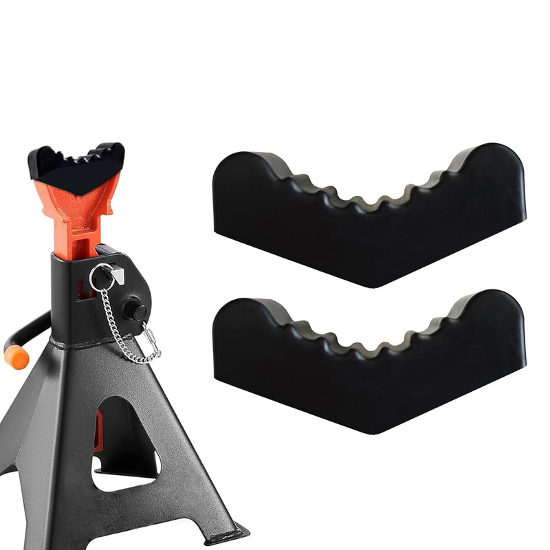 6Ton Car Jack Stand Rubber Pad Slotted Lift Floor Adapter Repair Tool Frame Rail Pinch Weld Lifting Universal Repair Tools Safety Grip Pads 6 Ton