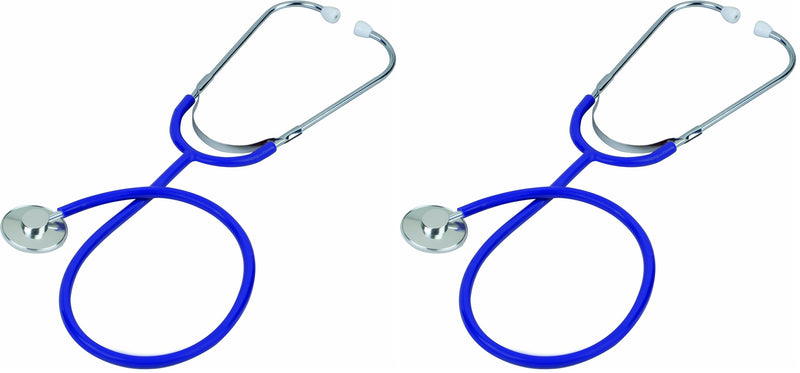 Veridian Healthcare Prism Series Single Head Nurse Stethoscope, Royal Blue, Boxed (Pack of 2) Pack of 2