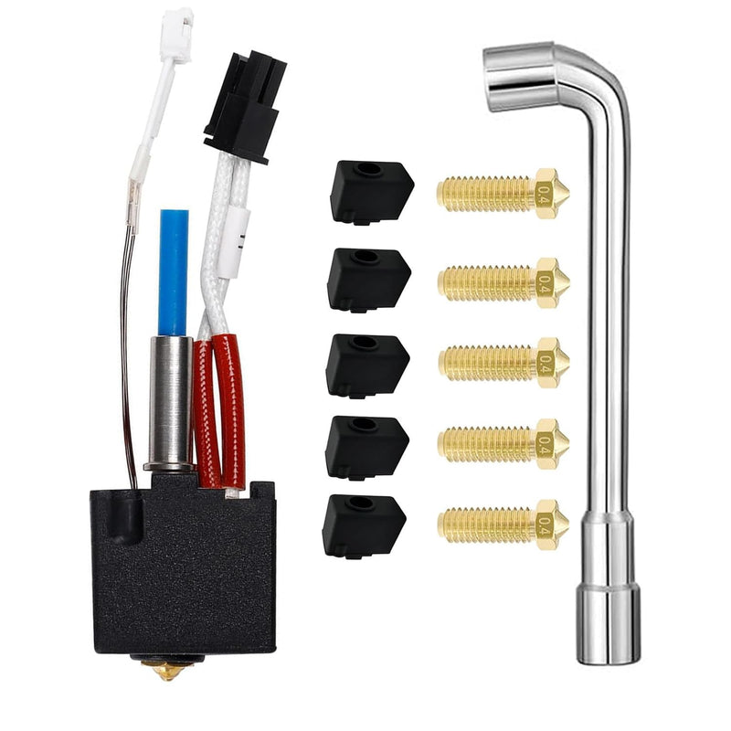 Hotend Kit for Anycbic Kobra 2, Assembled Print Hot End Kit Head Extruder Replacement Kit for Kobra 2, Kobra 2 Neo, Kobra 2 Pro, Kobra 2 Plus, Kobra 2 Max High Speed 3D Printers