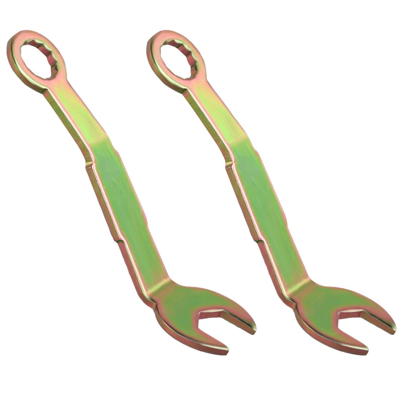 2pcs N7164 Bi-Fold Closet Door Pivot Adjustment Angled Tools Set, RV Pocket Door Adjusting Wrench Fits for Johnson 3/8 Open Adjustment Wrench Door Hardware