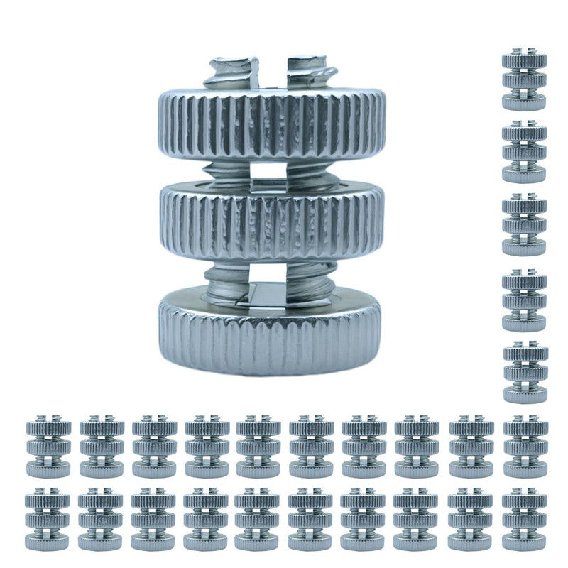 50Pcs Fence Wire Clamps,Split Bolt Joint Clamp Wire Connectors for Multiple Electric Fence Line Tap Clamp (50, Aluminum alloy) 50