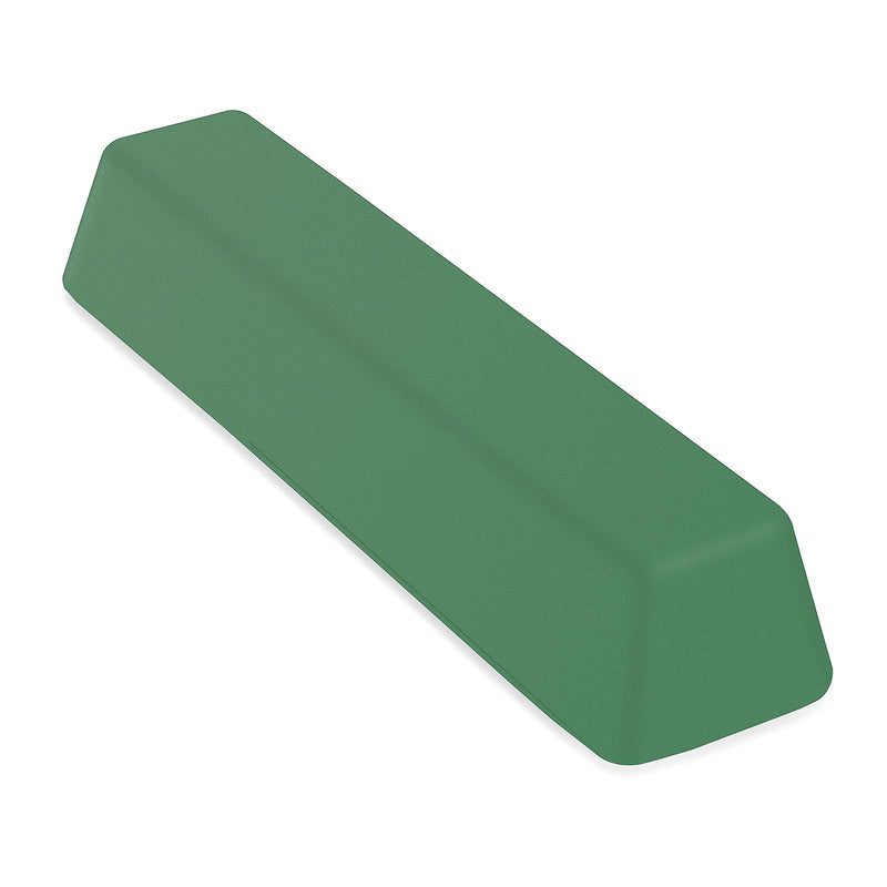 Green Metal Polishing Buffing Compound Bar for Metal Polishing Removing Scratches from Hard Metals, Stainless Steel, Chrome, Iron-1 Pound Green