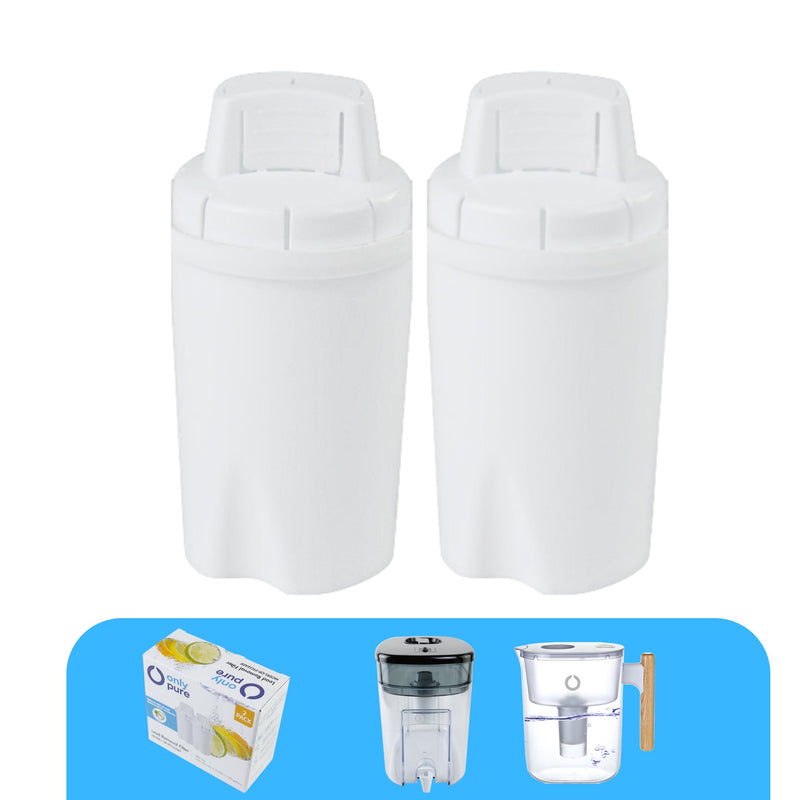 Water Pitcher Replacement Filter/Compatible Brita Long Last Pitcher, Removes Fluoride, Lead, Forever Chemicals, Heavy Metals, Chemicals, Industrial Pollutants/Filters 120 Gallons. 1