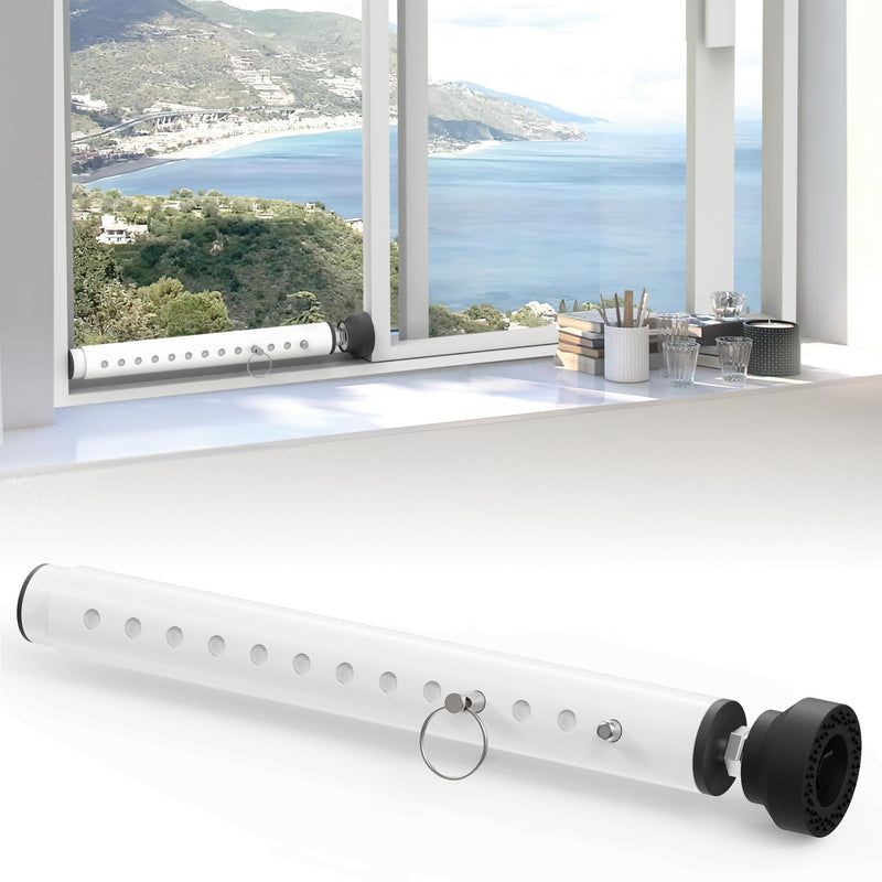 Short Window Security Bars, Sliding Door Security Bar, 11-18 inch Window AC Lock Bars Inside, Adjustable Window Burglar Bar for Child Safety, Window Stoppers for Sliding/Vertical Window - 1Pcs 11" to 18"-1 PCS