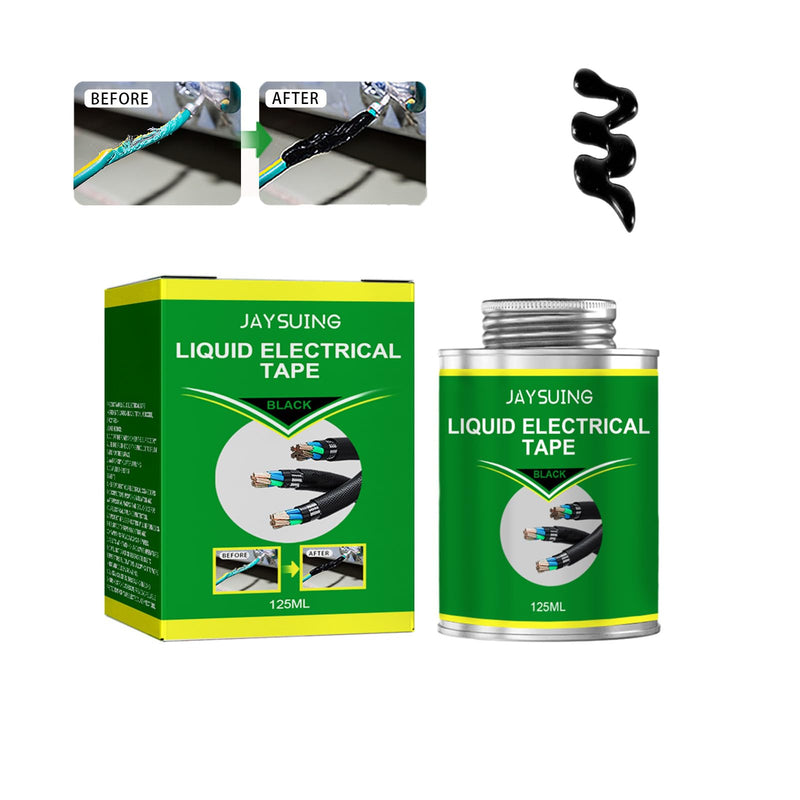 4.2 OZ(125ML) Liquid Electrical Tape,Liquid Electrical Tape Waterproof,Insulating Electrical Tape Glue,Liquid Electrical Tape Black,Quick-Drying, High Temperature