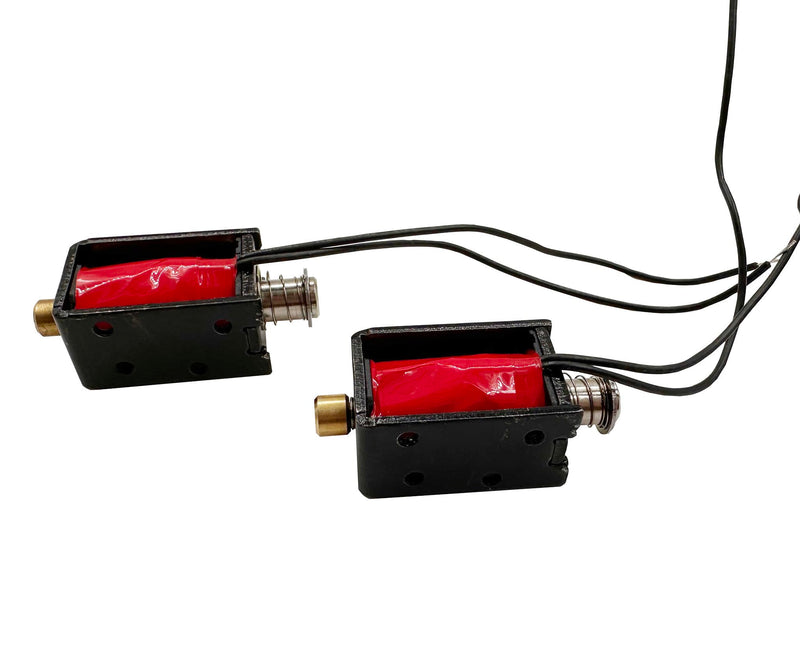 2PCS Mini Push Pull Linear Solenoid Electromagnet 6mm Stroke DC 6V ~ 12V 10 Ω or 12V ~ 24V 40Ω Open Frame Mini Frames Actuator Electric DC Magnet Solenoid DU0730S (DU0730S-12B40 (DC 12V-24V 40 Ω)) DU0730S-12B40 ( DC 12V-24V 40 Ω)
