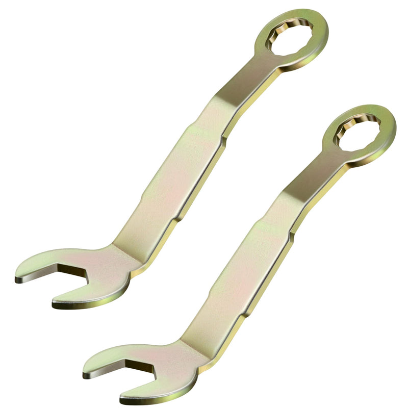 2 Pcs Pocket Door Wrench 3/8, Pocket Door Adjustment Wrench for Sliding Door Hanger, 3/8 in Open Wrench 3 in Length