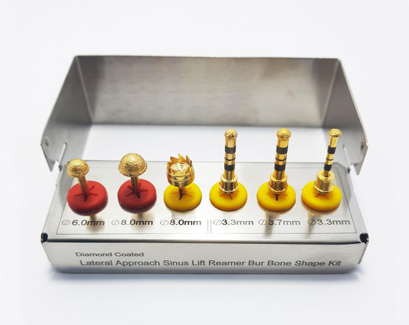 Dental Implant Lateral Approach Sinus Lift Reamer Drill Kit 6 Pcs