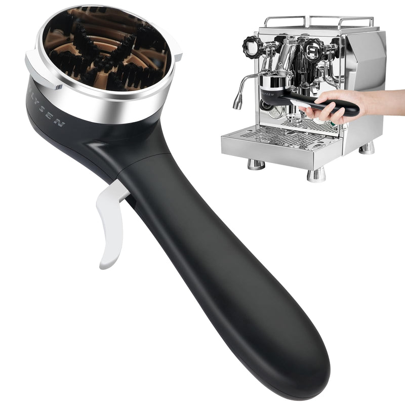 Espresso Coffee Machine Cleaning Brush, 360° Cleaning Push-Up Coffee Maker Brush, Espresso Machine Brush Coffee Cleaning Tool for 2ears 58mm E61, Flair 58, ECM, Rocket, Sanremo, Synesso, Slayer, VBM