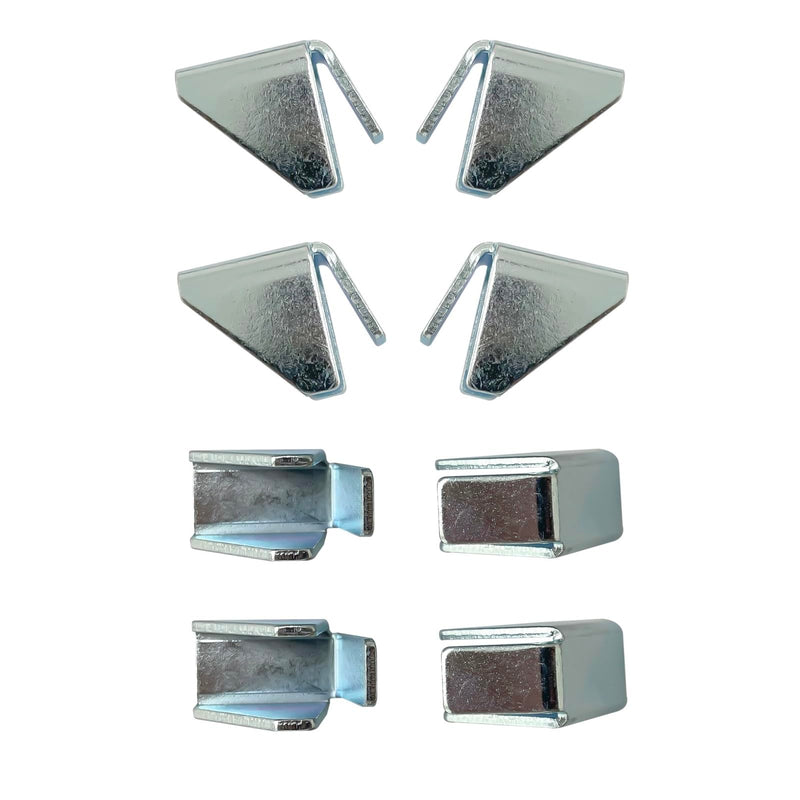 8 Pieces-Removable Metal Shelf Support Clips Inside Storage CabinetShelf Clip Bracket Replacement for Husky Garage Cabinets