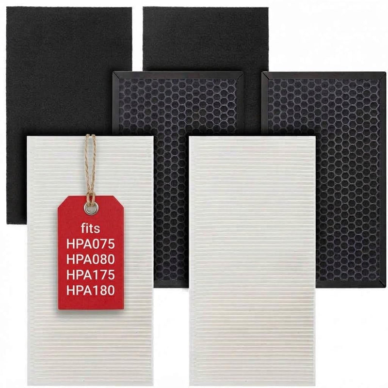 6-Pack Filter Set Fits Honeywell HPA180 HPA175 | HRF-G, HRFTS1, HRF-A Pack of 2