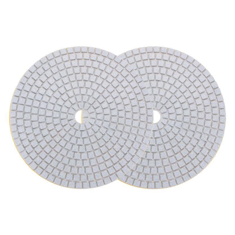 uxcell Diamond Polishing Pad 7-Inch 150 Grits Wet/Dry Grinding for Stone Concrete Marble Countertop Floor 2pcs