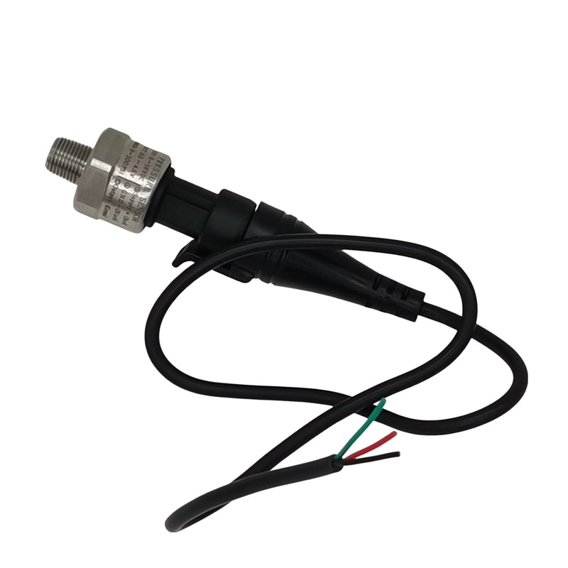 TMaster Stainless Steel Oil Fuel Pressure Sensor Transducer Sender with 1/8" -27 NPT Thread，Pressure Regulator for Oil Fuel Air Water Pressure，0-100 Psi Switch Sensor Transmitter with Connector