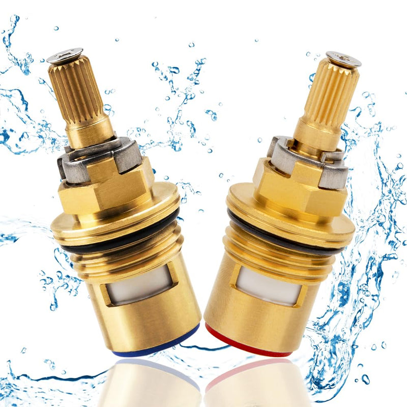 Faucet Cartridge Replacement Parts Compatible with Kohler K-GP77005-RP K-GP77006-RP, Fit for Kitchen Bathroom Faucet Shower Stems Replacement 2 Pack (K-GP77005-RP+K-GP77006-RP)