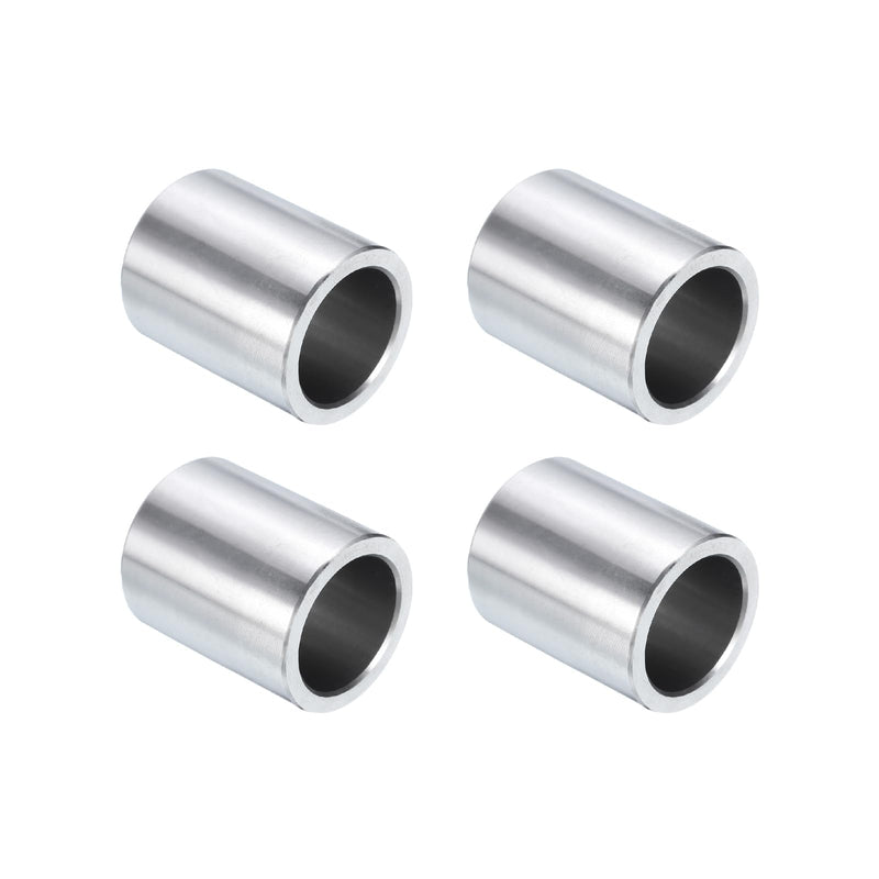 uxcell 4pcs Stainless Steel Spacer 3/4" Bore x 1" OD x 1" Length Screw Standoff Bushing Plain Finish Round Metal Spacer for 3/4 Screws Bolts and Rods 3/4" x 1" x 1"