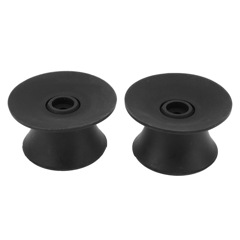 Rubber Material 1/4 Inch NAB Hub Optical Shaft Adapter, Black Universal Loading Device Applicable for Studer, for Optical Reel To Reel Tape