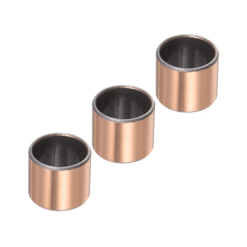 3pcs Self-Lubricating Sleeve Bearings - [3/4 Inch x 7/8 Inch OD x 3/4 Inch Length] Oilless Bushing 3/4" x 7/8" x 3/4"