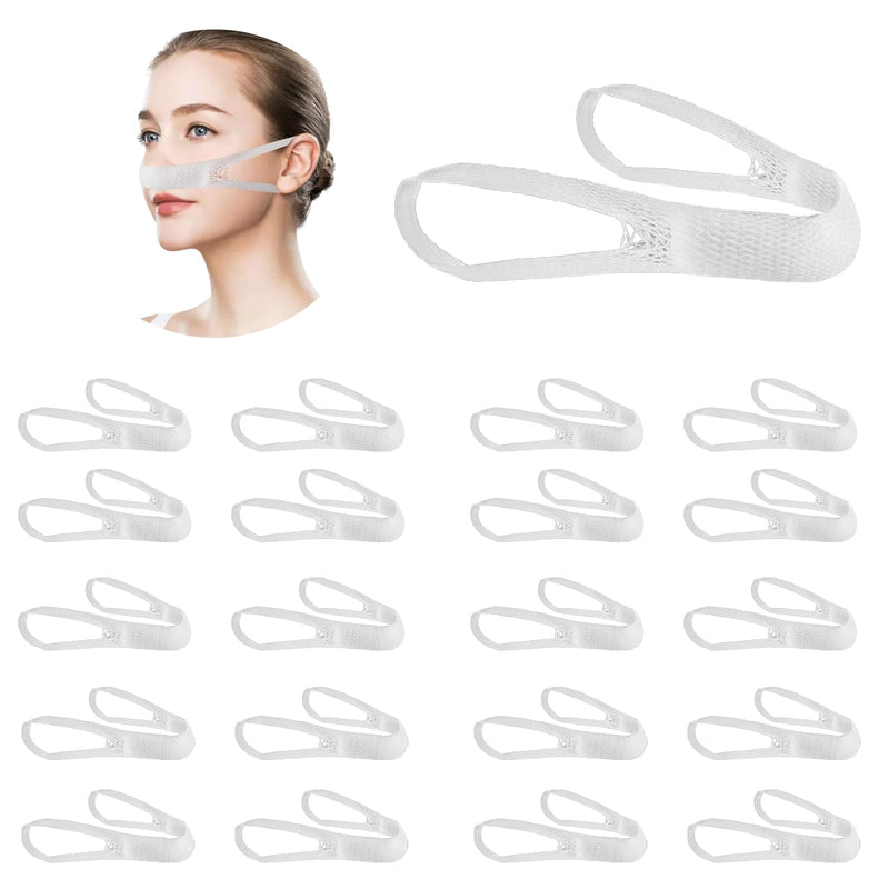 Elastic Nose Bandage, Nasal Bandage Nose Surgery Elastic Bandage Dressing Holder for Nose Surgery Elastic Bandage Post Surgical Procedures Nasal Postoperative Supplies(20 Pcs) 1 - NewNest Australia