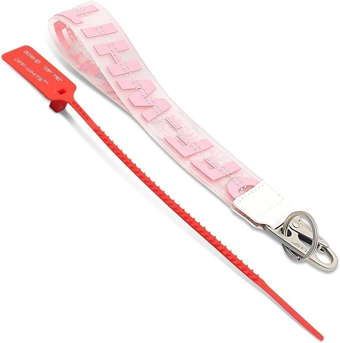 AllStyle By Patel Compatible Wristlet Strap for Key, Classic Hand Wrist Keychain Lanyard Key Chain Holder for Men and Women Rubber - Pink 1